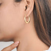 Bold Gold Statement Hoops