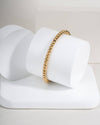 Delicate Gold Bead Stretch Bracelet