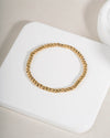 Delicate Gold Bead Stretch Bracelet