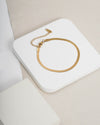 Modern Gold Flat Chain Bracelet