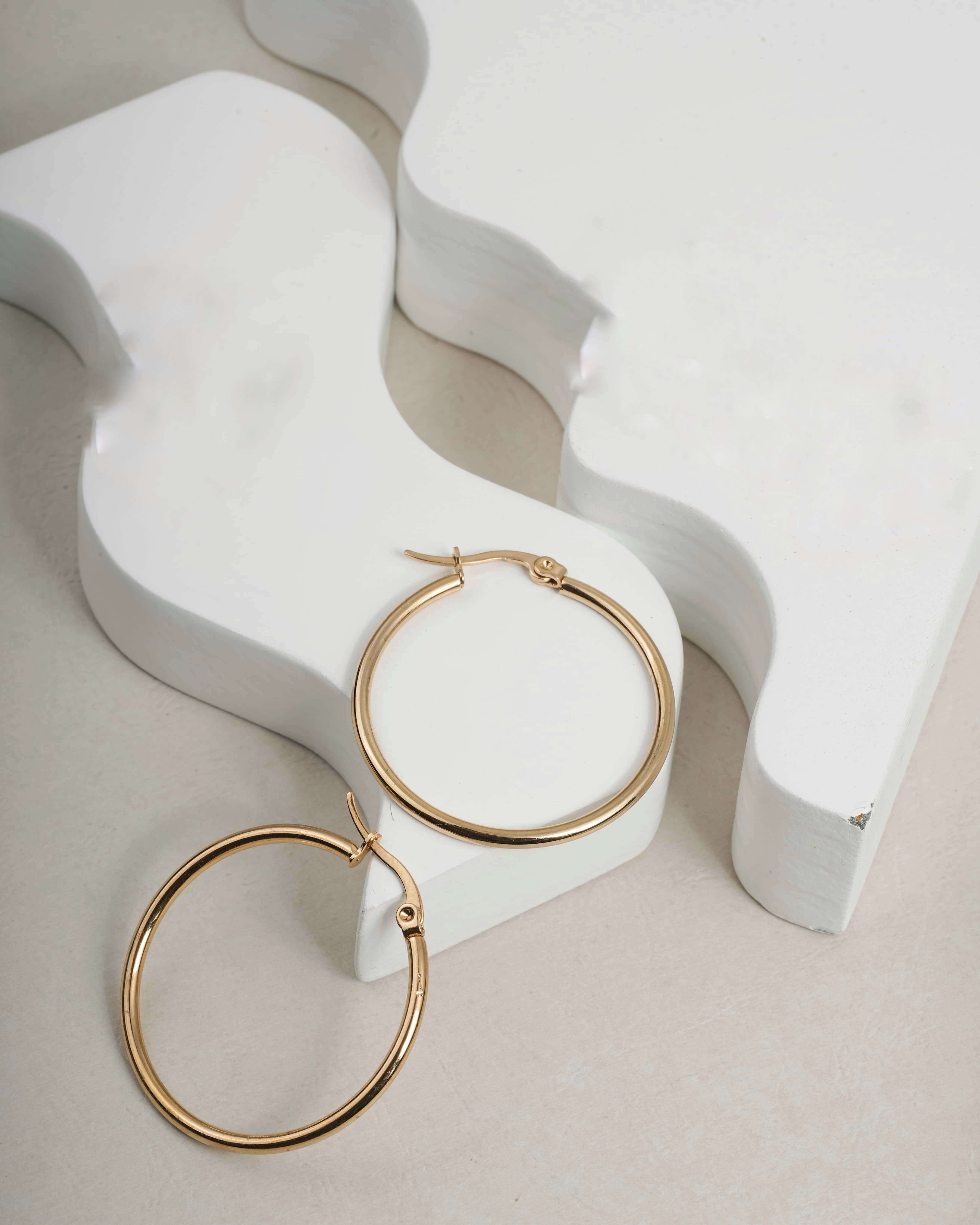 Timeless Gold Toned Hoops