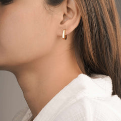 Classic Gold Huggie Hoops