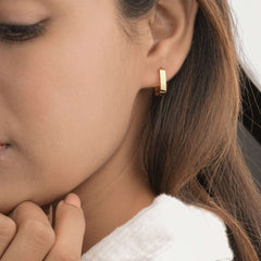 Classic Gold Huggie Hoops