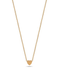 Delicate Heart Pendant Necklace in Gold Tone