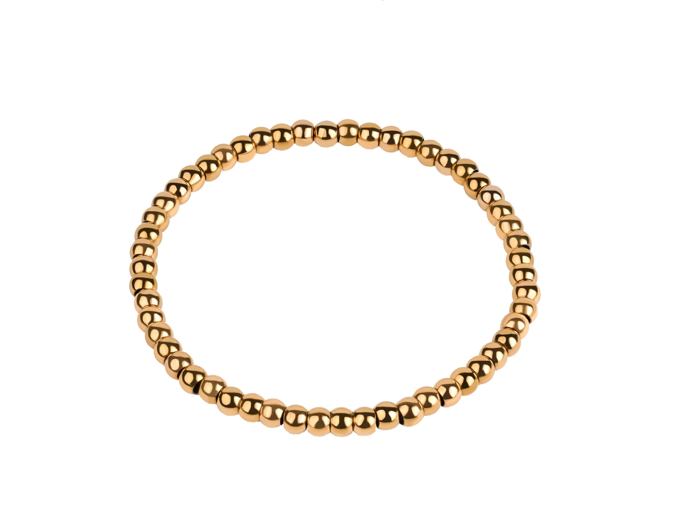 Delicate Gold Bead Stretch Bracelet