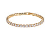 Square Cut Crystal Tennis Bracelet
