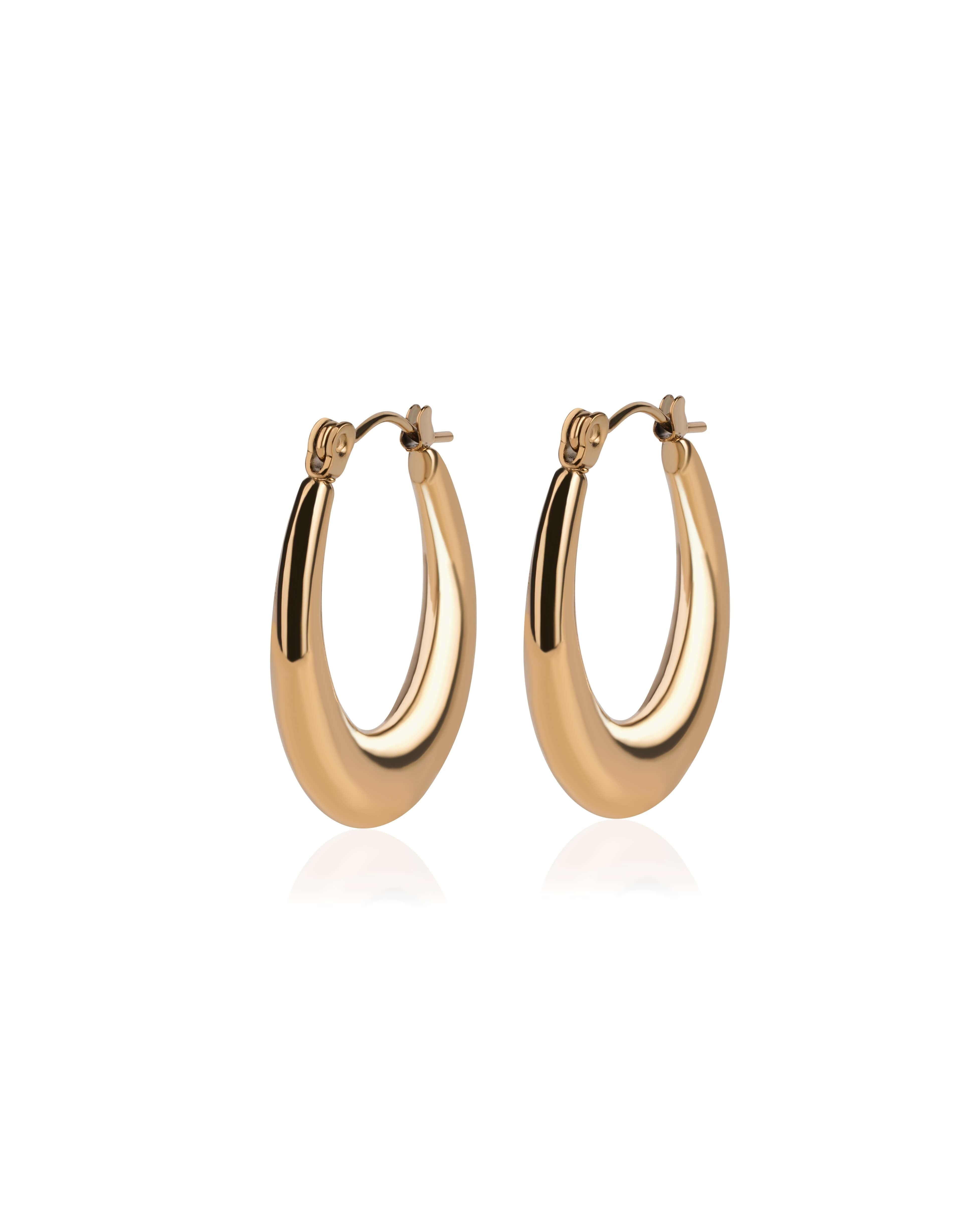 Bold Gold Statement Hoops