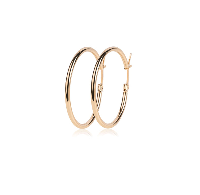 Timeless Gold Toned Hoops