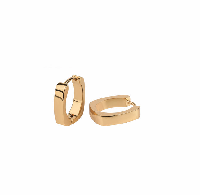 Classic Gold Huggie Hoops